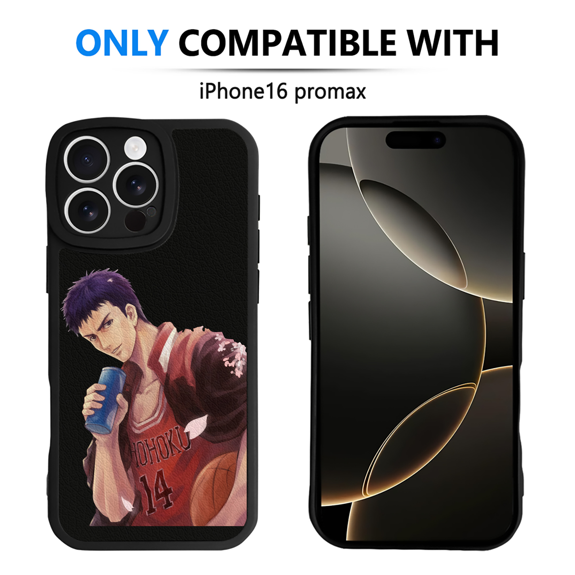 （画像用） SLAM DUNK／スラムダンク 【iPhone 16シリーズ対応】シリコンスマホケース（レザー調） 材質：シリコン
